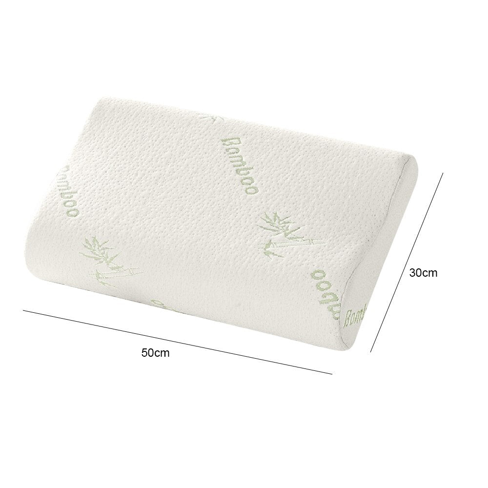 Oreiller à Mémoire de Forme en Mousse de Bambou - Confort Ergonomique