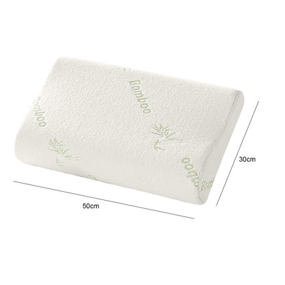 Oreiller à Mémoire de Forme en Mousse de Bambou - Confort Ergonomique