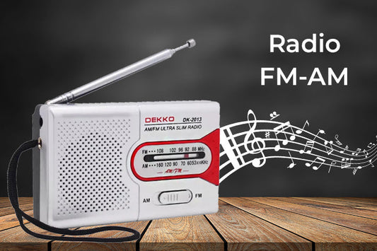 Radio Mini Vintage Portable Rouge - Écoutez vos Stations Préférées N'importe Où !