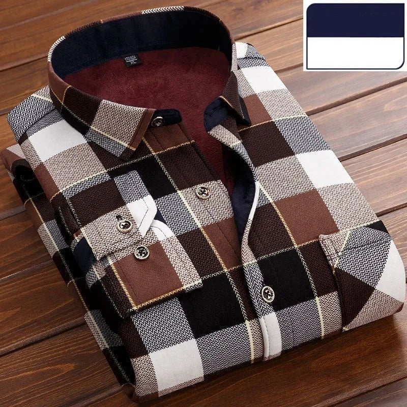 Chemise Vintage à Carreaux - Épaisse et Chic