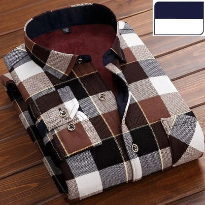 Chemise Vintage à Carreaux - Épaisse et Chic