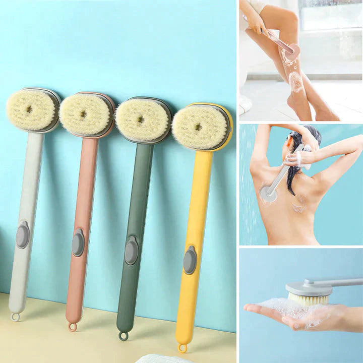Brosse de massage et bain à manche long – Votre allié bien-être sous la douche!