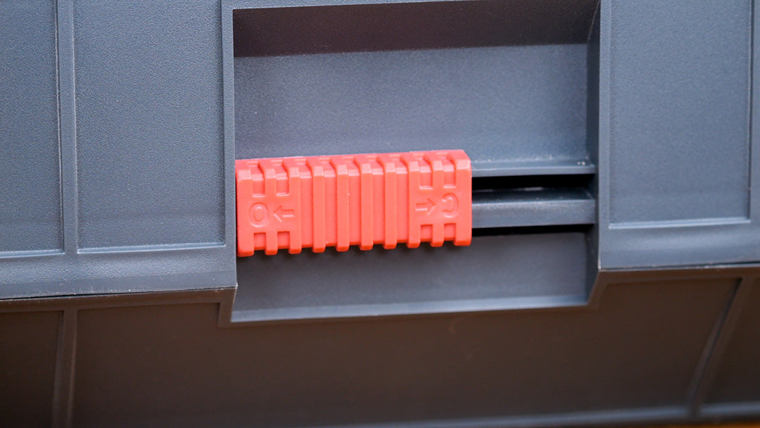 Mallette à outils mobile « Escargot » avec 37 compartiments organisés