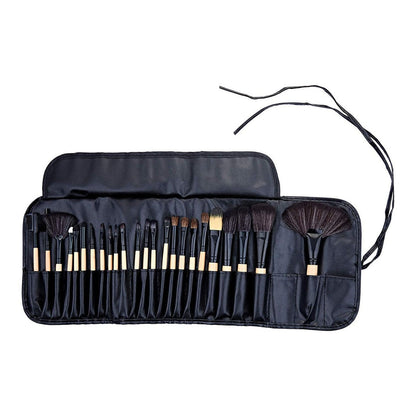 Ensemble de 24 Pinceaux de Maquillage Professionnels avec Pochette Élégante