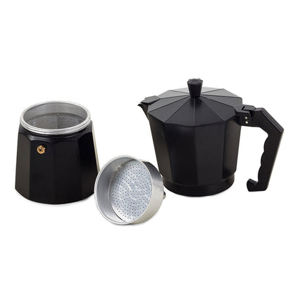 Cafetière italienne en aluminium 300 ml pour 6 tasses, design moderne et dégustation authentique