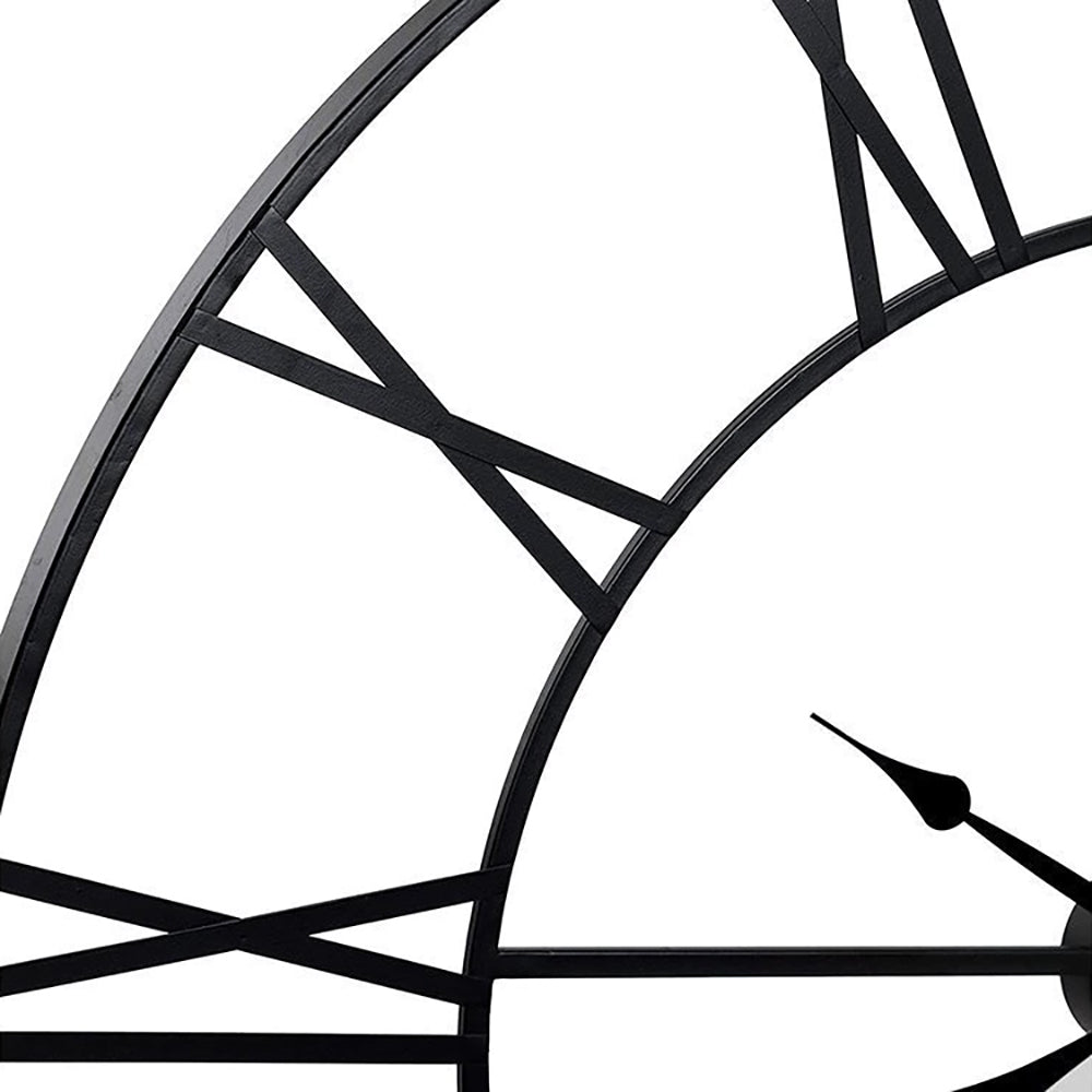 Horloge murale romaine 3D élégante et silencieuse