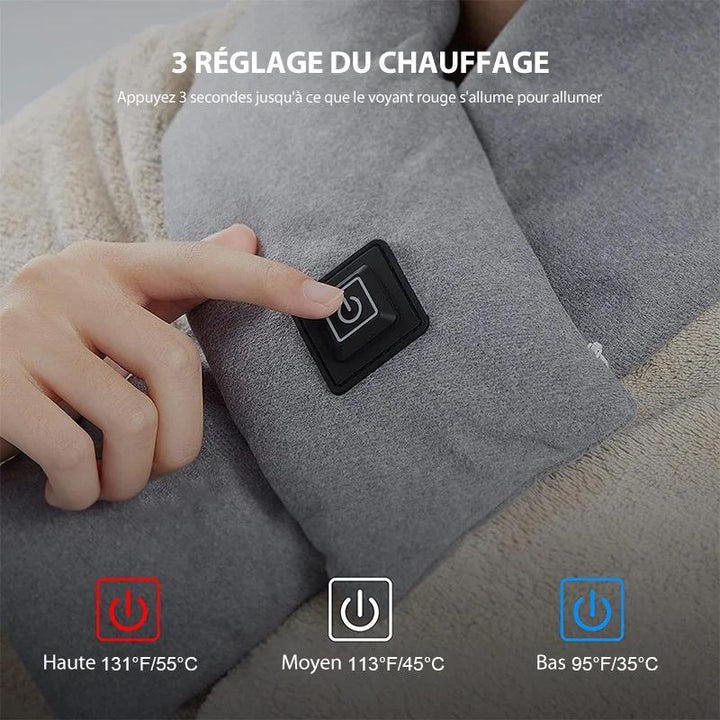 Écharpe Chauffante - Votre Compagnon Idéal pour un Hiver Douillet