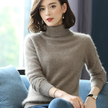 Pull col roulé en laine Paula - Élégance et confort pour toutes les occasions