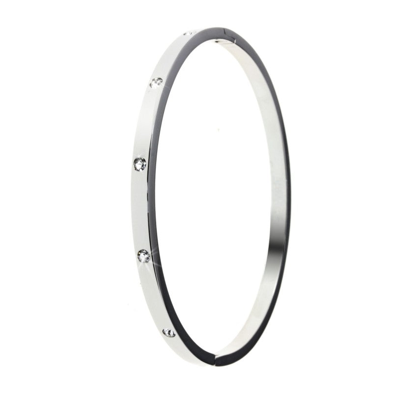 Élégance Scintillante : Ensemble de 3 Bracelets en Acier Inoxydable