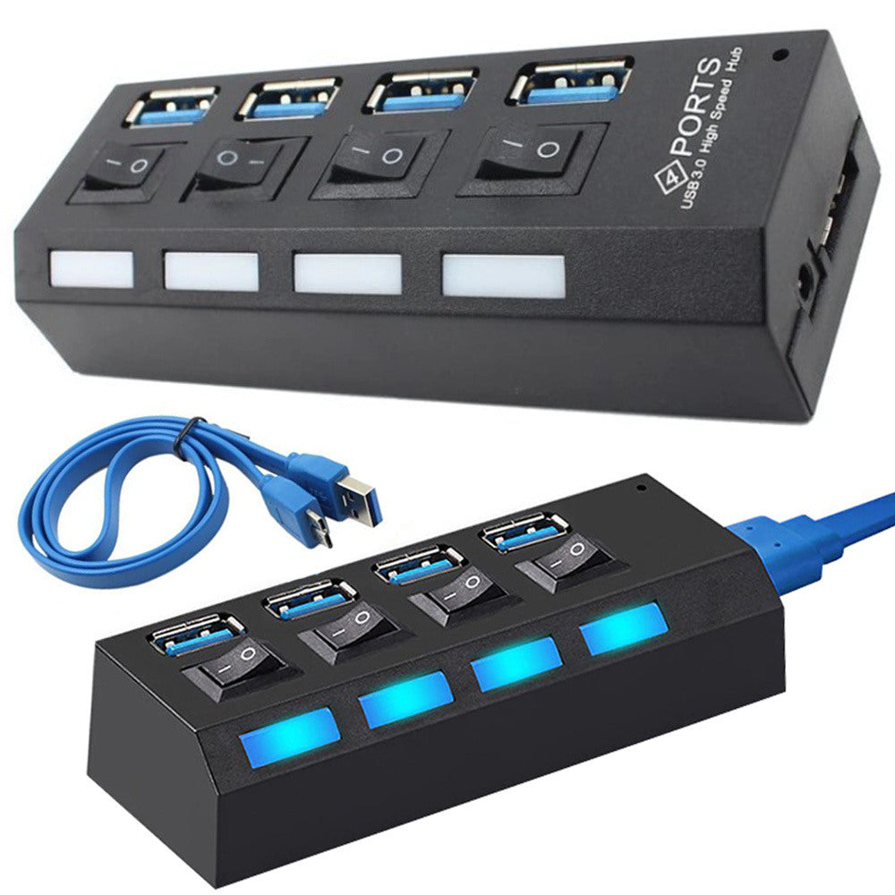 Station de recharge multifonctionnalité 4 ports USB 3.0