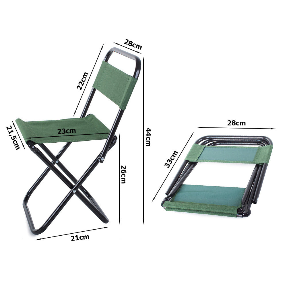 Chaise pliante avec dossier pour un confort optimal en extérieur