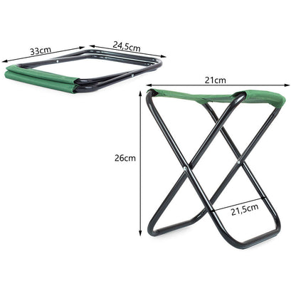 Chaise Tabouret Pliant - Confort en Plein Air