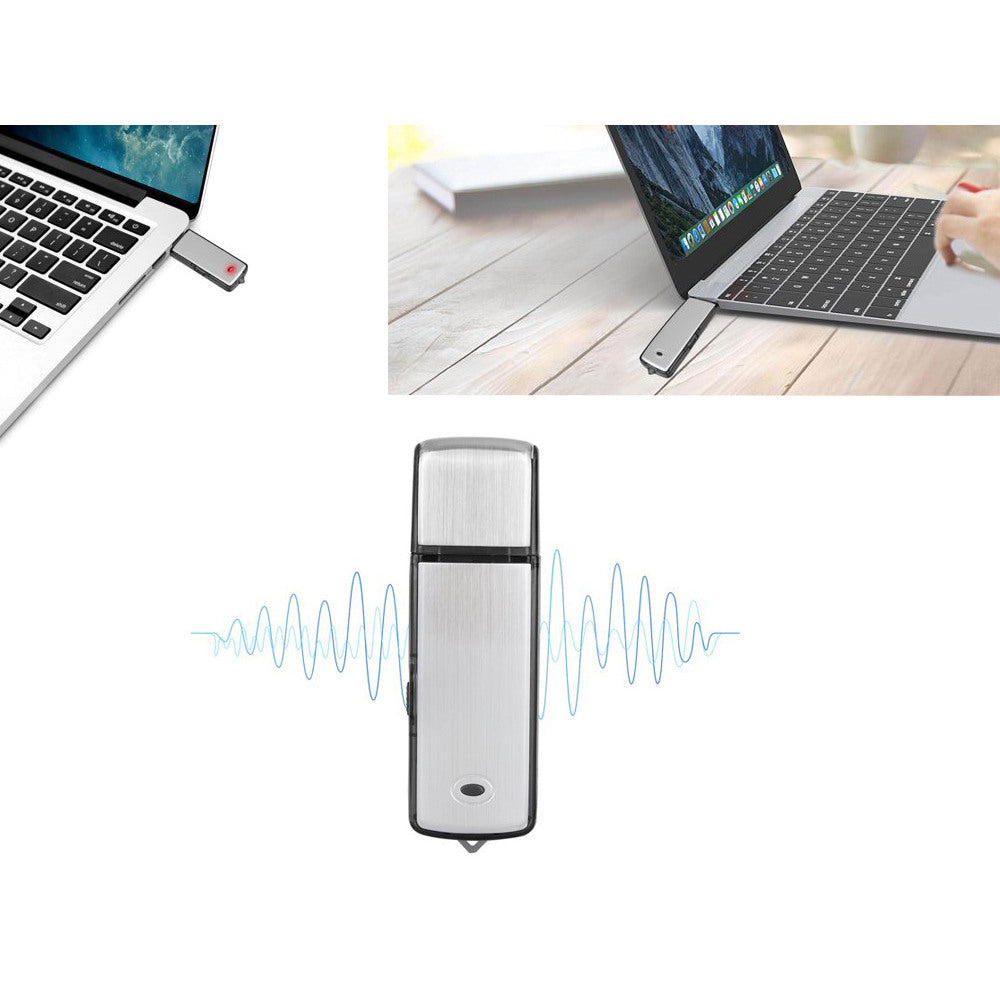 Clé USB Espion avec Enregistreur Vocal Mini, Compact et Pratique