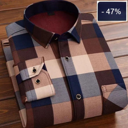 Chemise Vintage à Carreaux - Épaisse et Chic