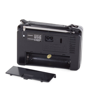 Radio rétro portable FM AM avec sangle de transport - Élégant et pratique