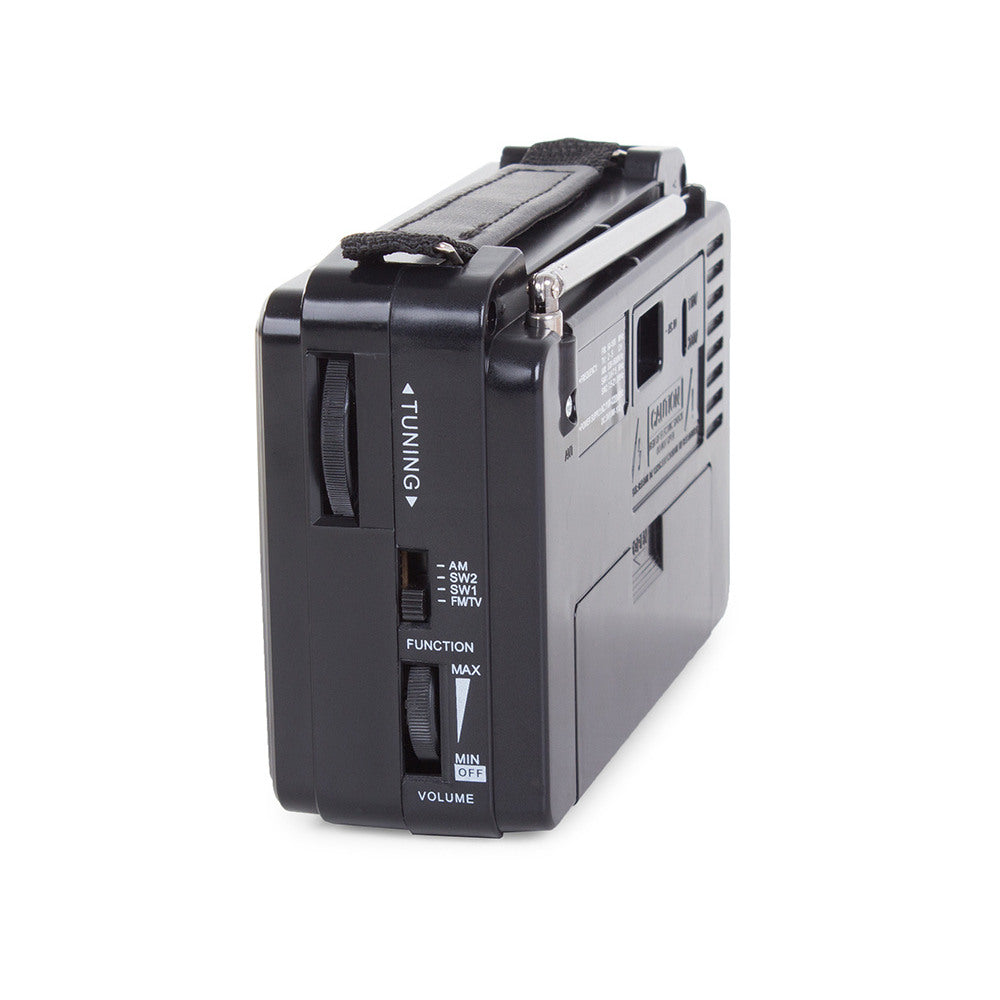 Radio rétro portable FM AM avec sangle de transport - Élégant et pratique