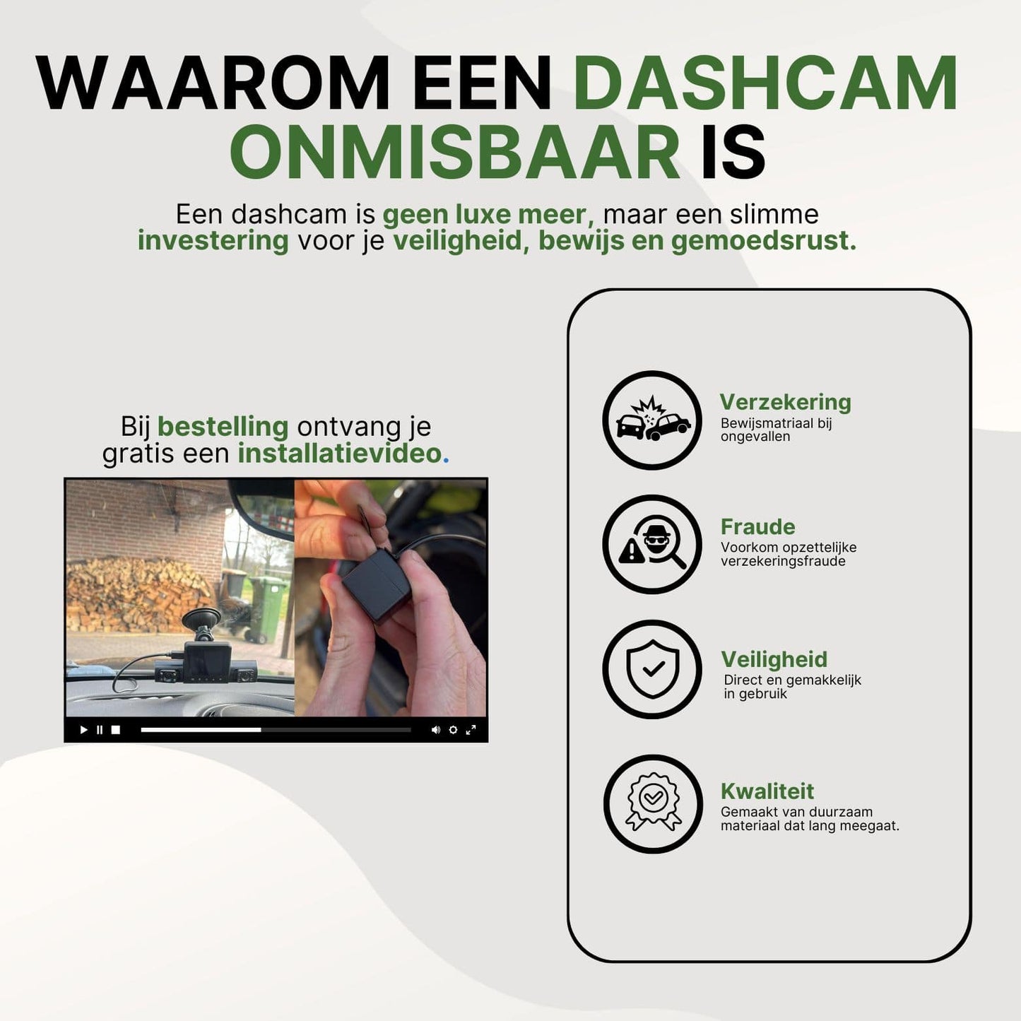 Caméra Dash 360Guard Pro 3 Canaux 1080P HD - Protection Totale pour Votre Véhicule