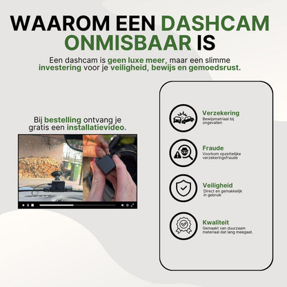 Caméra Dash 360Guard Pro 3 Canaux 1080P HD - Protection Totale pour Votre Véhicule
