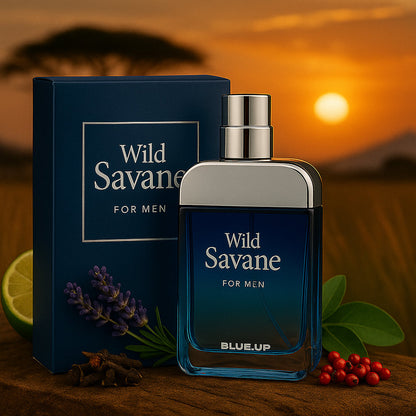 Blue-Up Wild Savane : Parfum Boisé Éclatant pour Homme