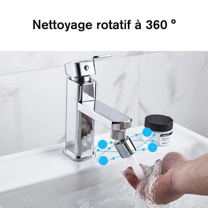 Extension de Robinet Rotative 360° - Simplifiez Votre Lavage !