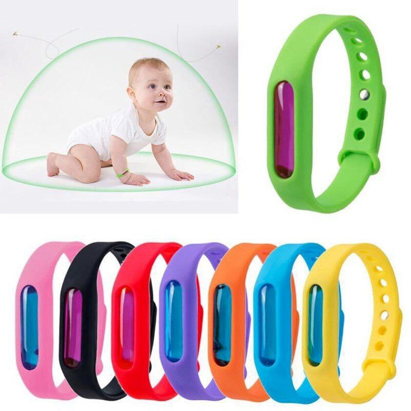 Lot de 5 - Bracelet anti-moustique