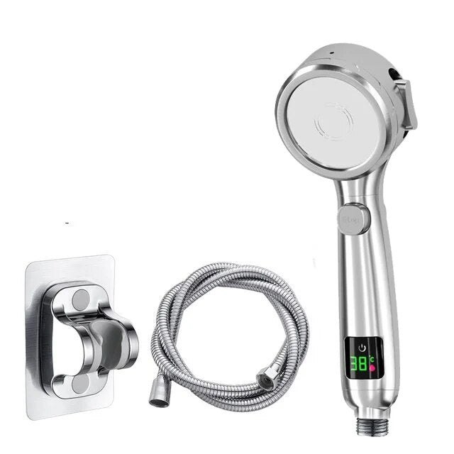 Pommeau de Douche Haute Pression 4 Modes - Transformez Votre Douche en Expérience Revitalisante