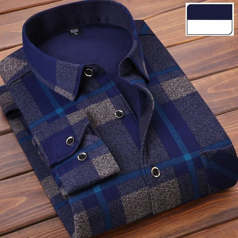 Chemise Vintage à Carreaux - Épaisse et Chic