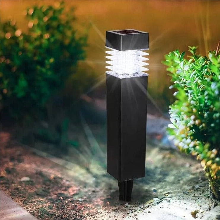 Lampes LED Solaire Étanches pour Jardin - Lot de 2