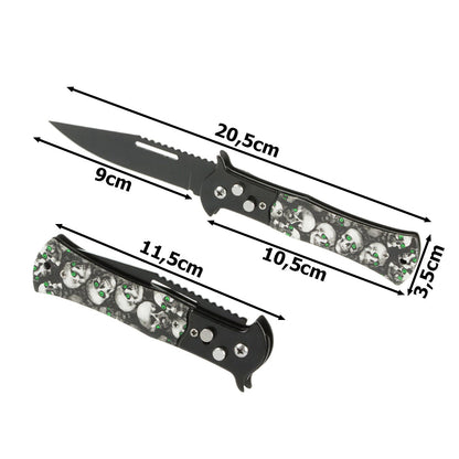 Couteau de poche pliable tactique militaire en acier - Pratique et fonctionnel