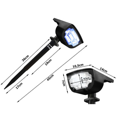 Ensemble de 2 Lampes Solaires LED – Éclairez vos Soirées en Magie