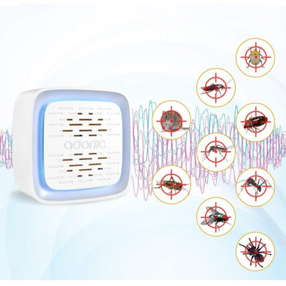 Choisissez la tranquillité : 4 prises ultrasons anti-insectes