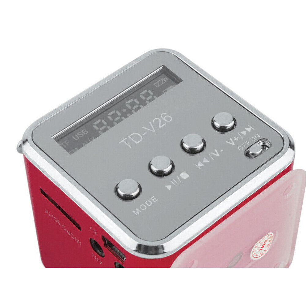 Haut-parleur Radio FM Bluetooth avec Écran LCD - Son Clair et Design Élégant