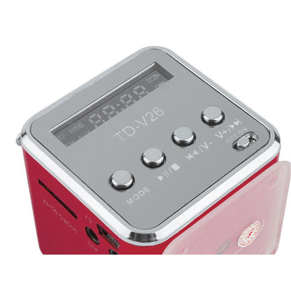 Haut-parleur Radio FM Bluetooth avec Écran LCD - Son Clair et Design Élégant