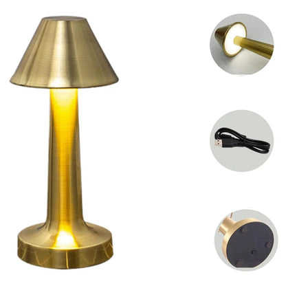 Lampe de chevet tactile sans fil à 3 niveaux de luminosité