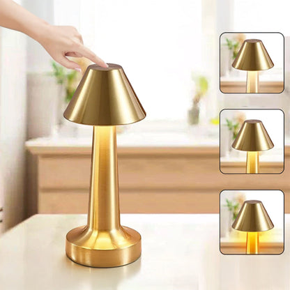 Lampe de chevet tactile sans fil à 3 niveaux de luminosité