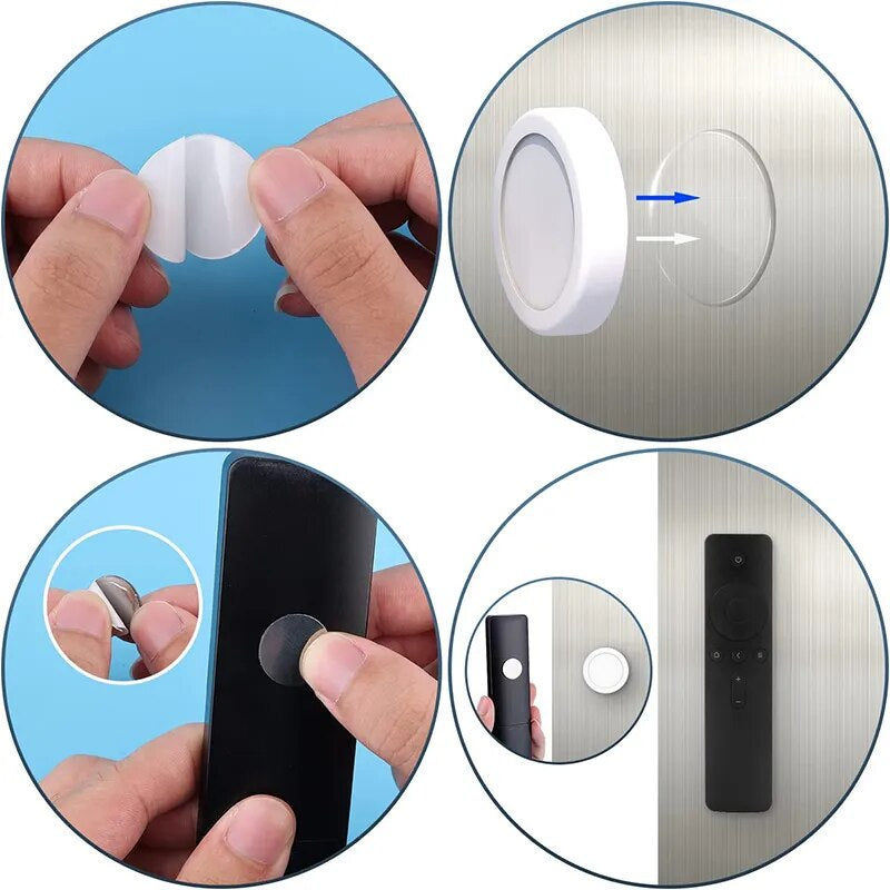 Supports Magnétiques pour Télécommandes - Ensemble de 12 Solutions Élégantes