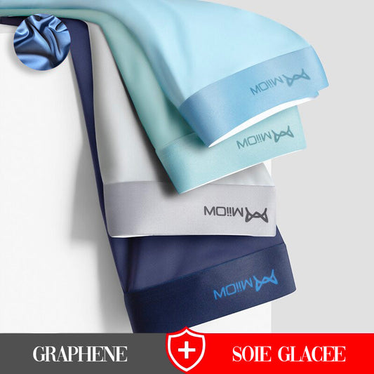 Boxer 4X Anti-Bactérien en Graphène et Soie Glacée - Confort et Élégance
