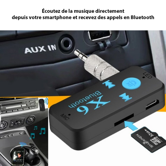 Adaptateur Bluetooth Universel pour Voiture - Transformez Votre Audio en Un Clin d'Œil