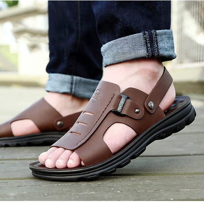 Sandales en cuir léger Rick pour homme - Élégance estivale assurée