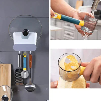 Éplucheur en Acier Inoxydable avec Tasse de Rangement intégrée