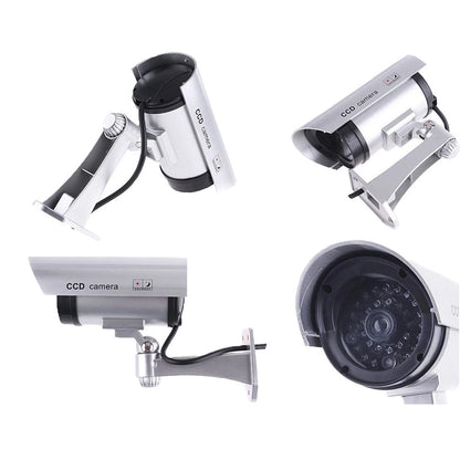 Caméra extérieure factice à LED ultra-réaliste pour sécurité renforcée