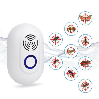 Pack de 2 Prises Ultrasoniques Anti-Insectes et Nuisibles