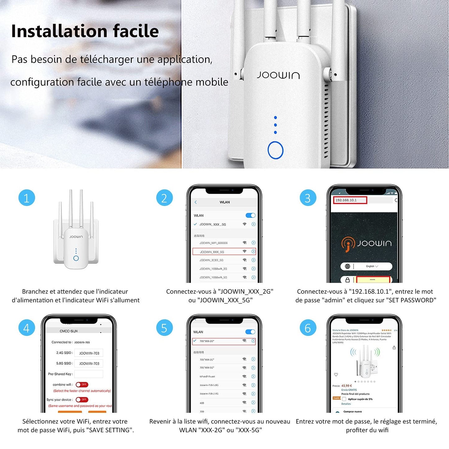 Amplificateur WIFI Ultra Puissant - Nouvelle Génération