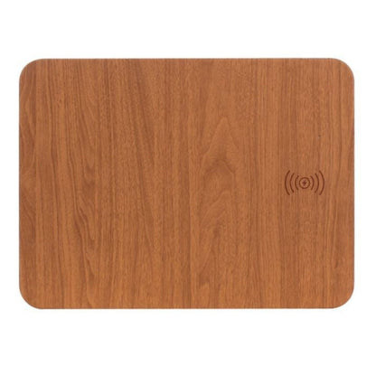 Tapis de souris en bois avec chargement sans fil élégant