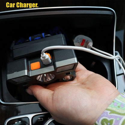 Lampe frontale ultra lumineuse avec 5 LEDs et recharge USB