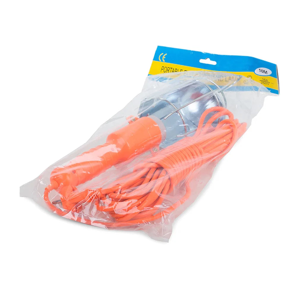 Lampe de garage et sous-sol avec câble 10 m et crochet intégré