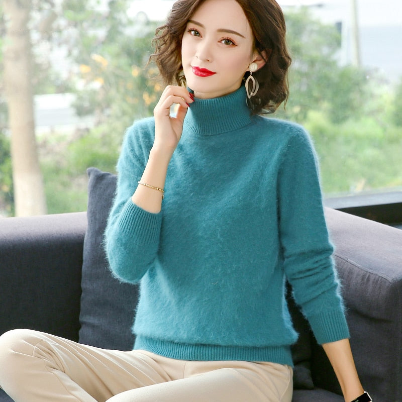 Pull col roulé en laine Paula - Élégance et confort pour toutes les occasions