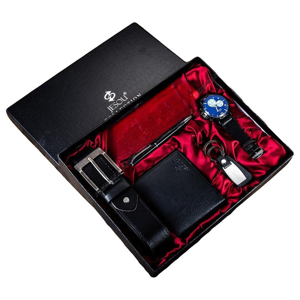 Coffret Cadeau Élégance Ultime pour Homme - 5 Accessoires Haut de Gamme