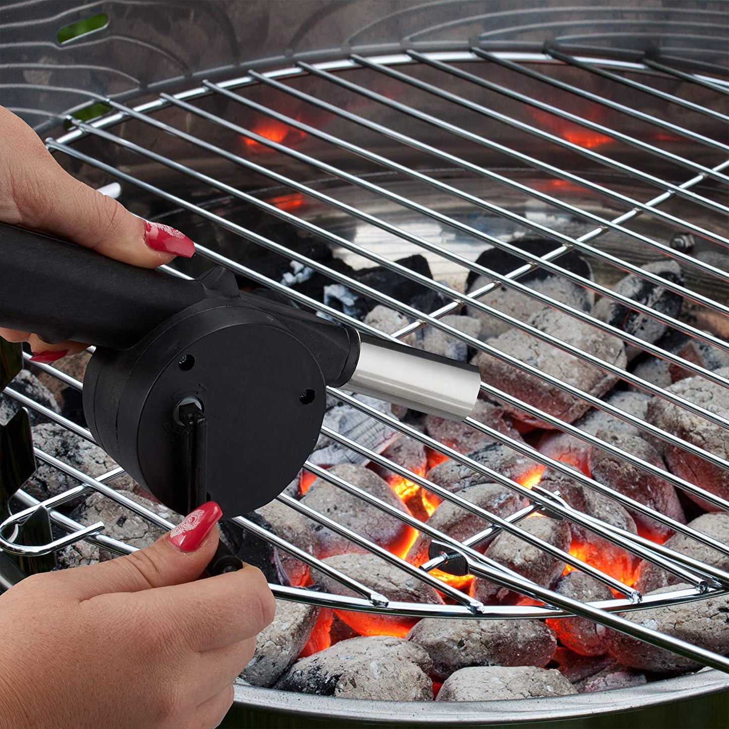Souffleur d'air pratique pour barbecue