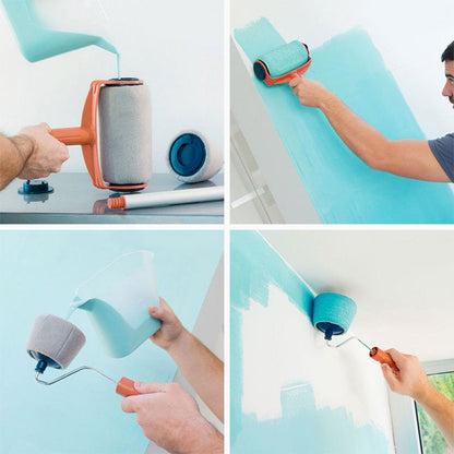 Rouleau de Peinture Magique avec Réservoir et Manche Extensible